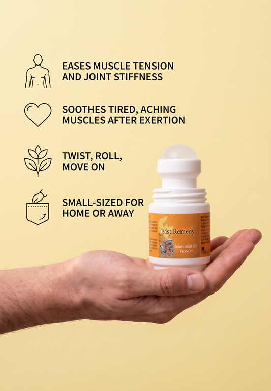 Herbal Roller Gel · Turmeric · Warming