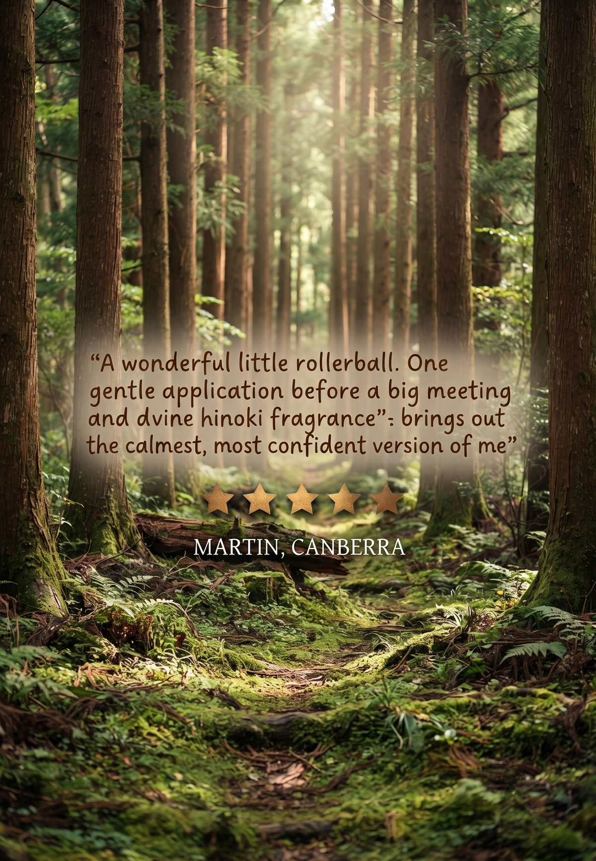 Hinoki Essential Oil Rollerball · Calm