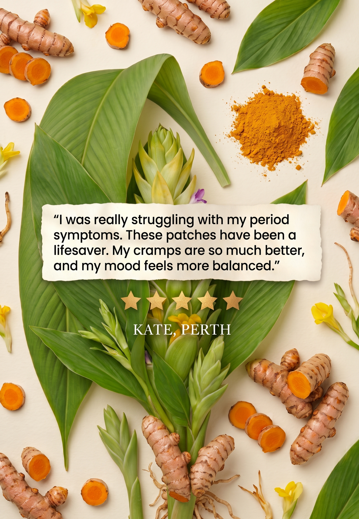 Herbal Patch · Turmeric · Warming