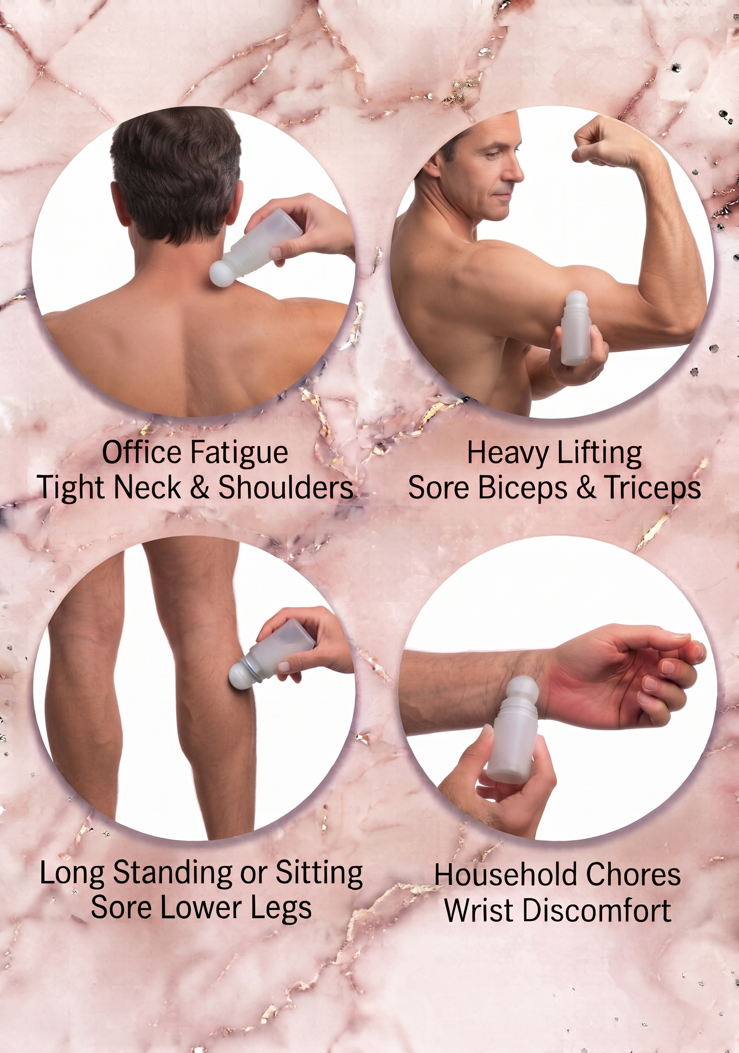 Herbal Roller Gel · Far Infrared · Warming