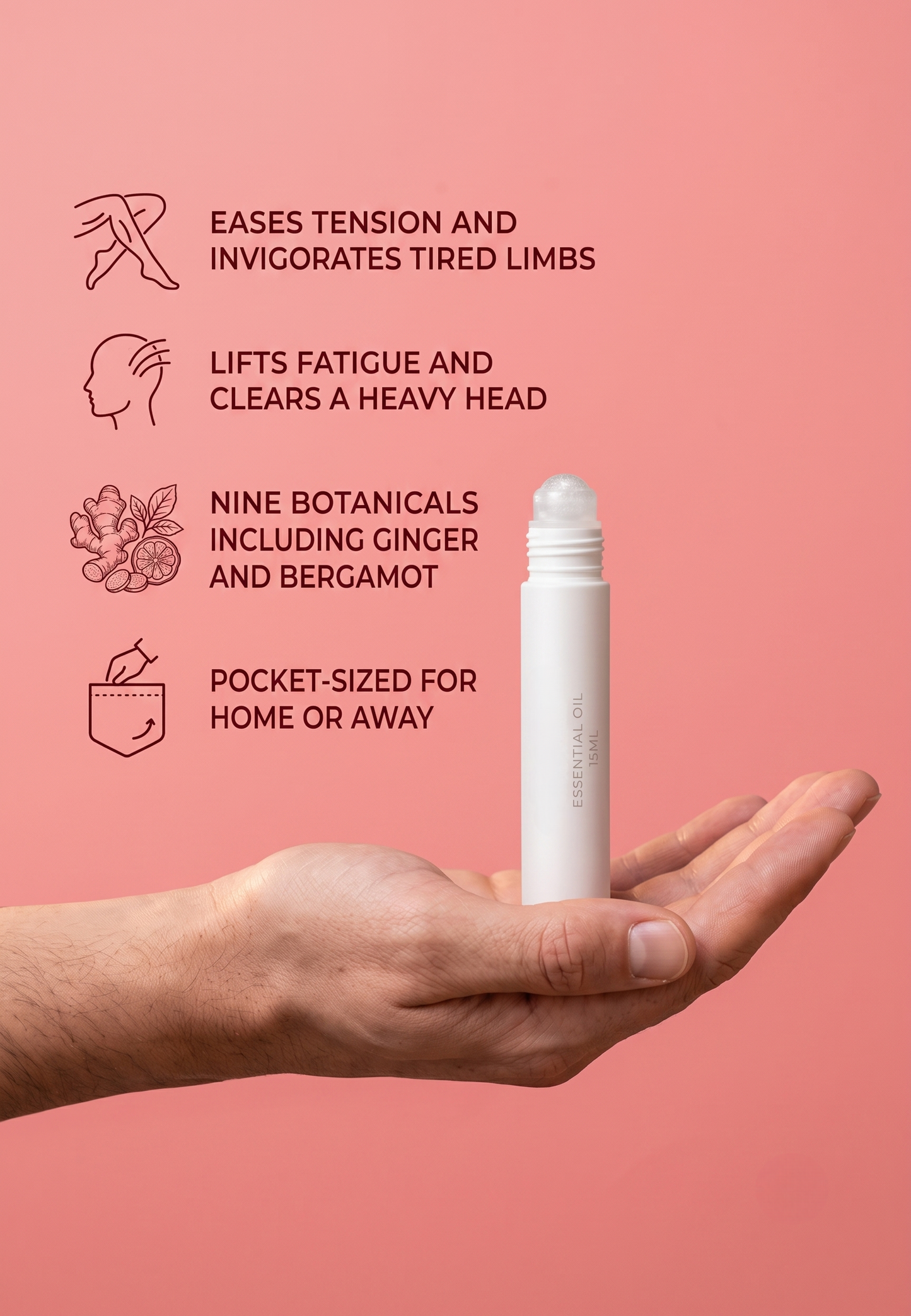 Herbal Essential Oil Rollerball · Cooling